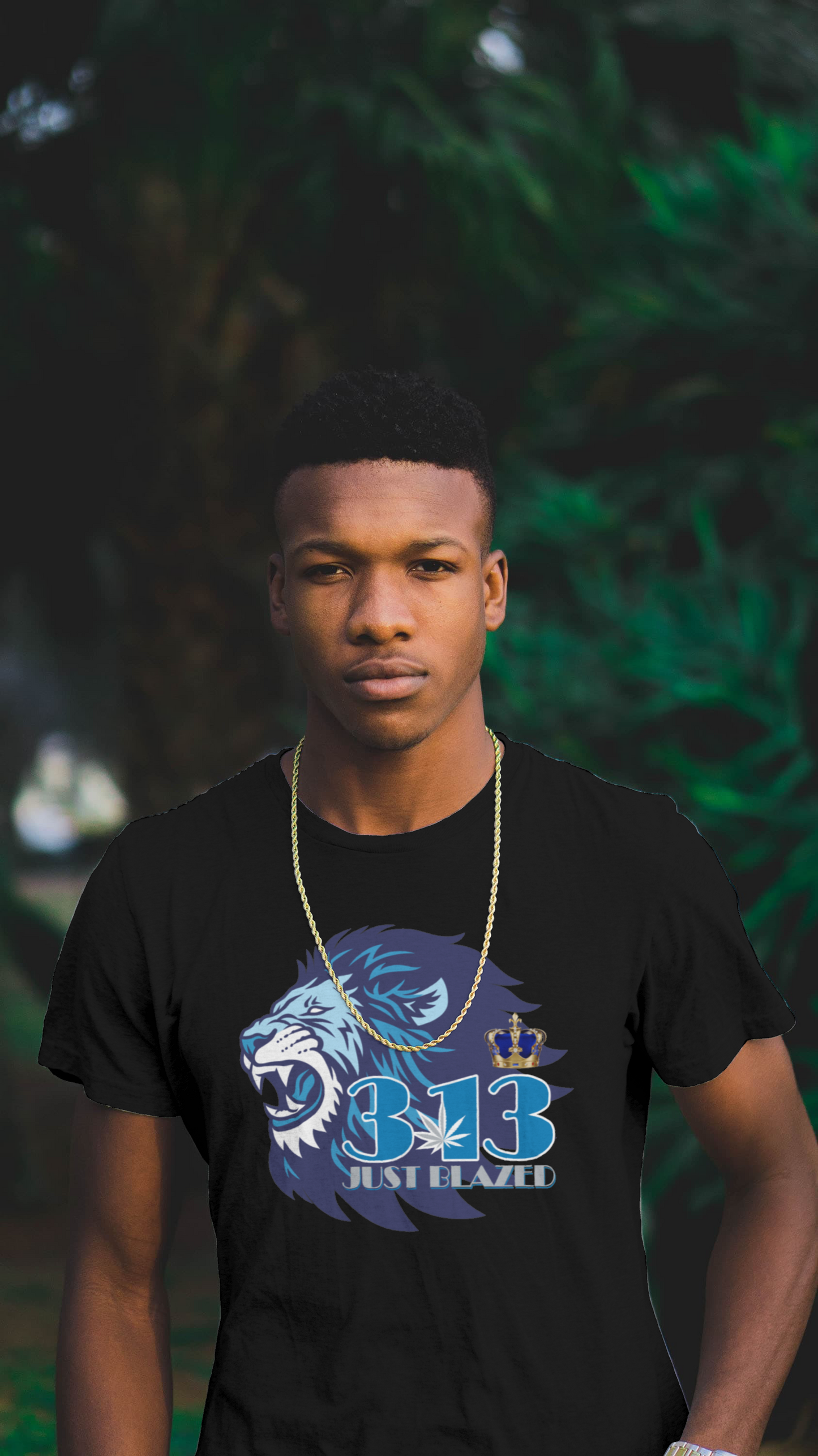313 Just Blazed Area Code Shirt- Detroit Lions Edition.