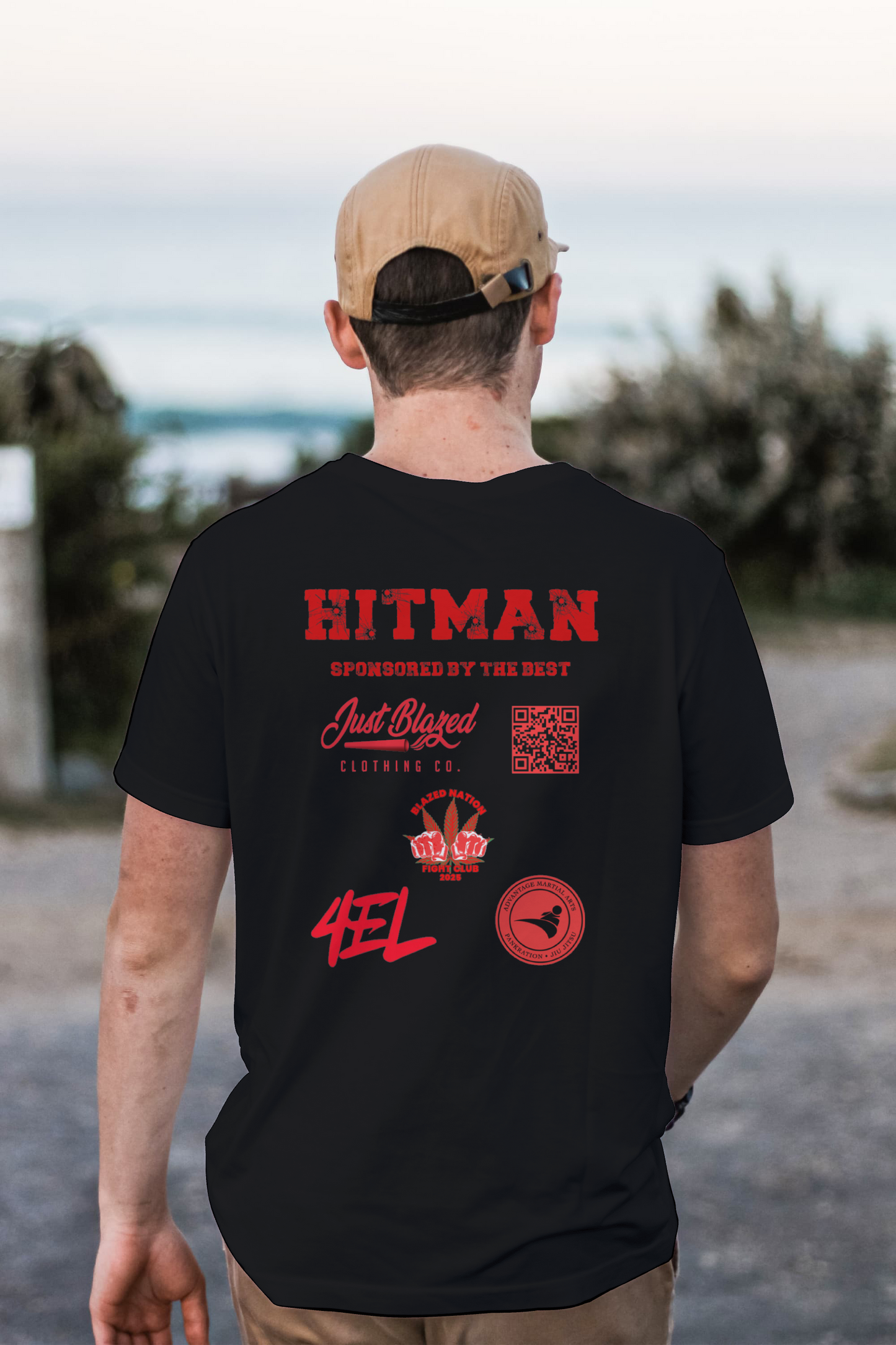 Offical Izaiah “HitMan”White Fight Shirt