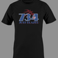 734 Just Blazed Area Code Shirt