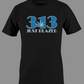 313 Just Blazed Area Code Shirt