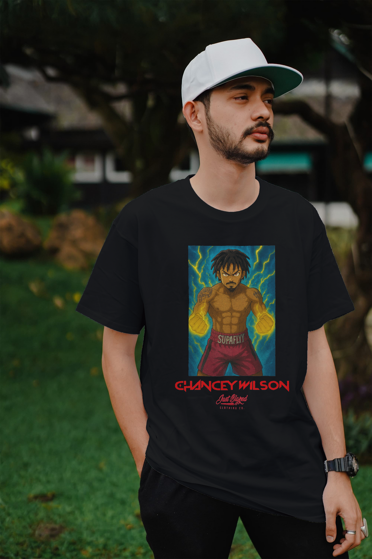 Chancey Wilson Fight Shirt Powered By Just Blazed.