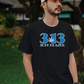313 Just Blazed Area Code Shirt- Detroit Lions Edition.