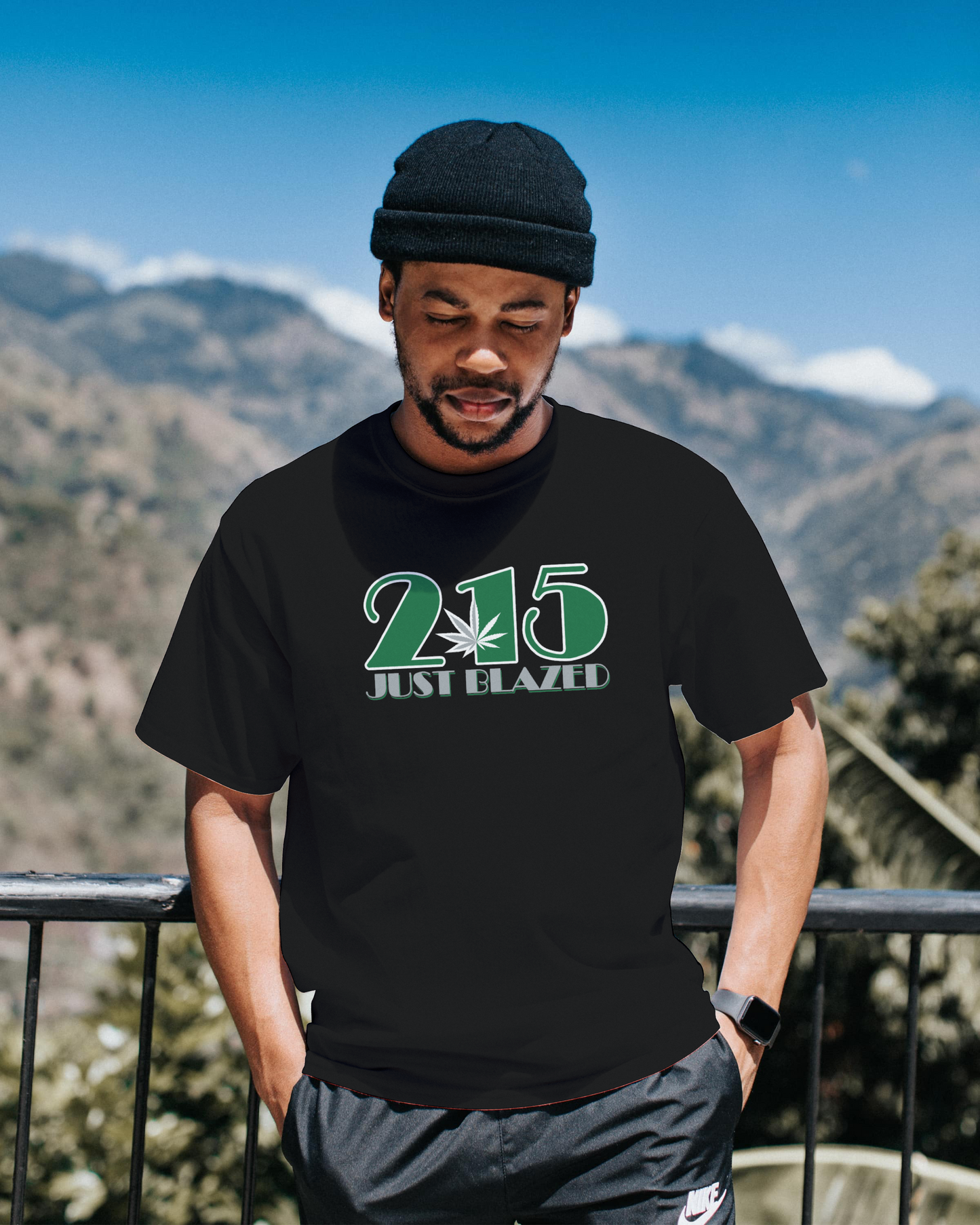 215 Just Blazed Custom Eagles Kelly Green Area Code Shirt
