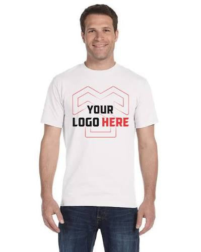 Direct To Garment Fight Shirts With Sponsors Logos.