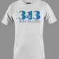 313 Just Blazed Area Code Shirt