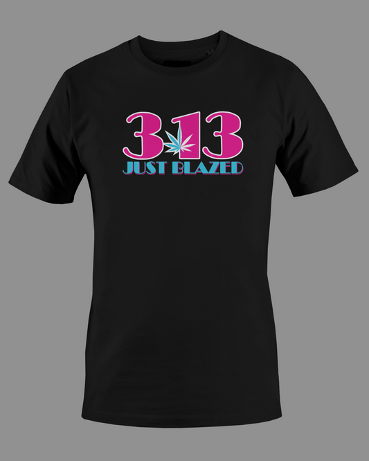 313 Just Blazed Area Code Shirt
