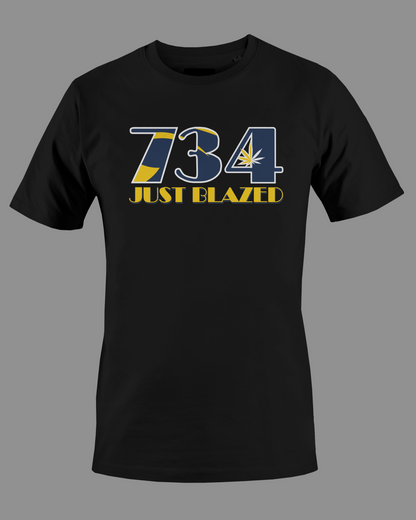 734 Just Blazed Area Code Shirt