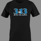 313 Just Blazed Area Code Shirt- Detroit Lions Edition.