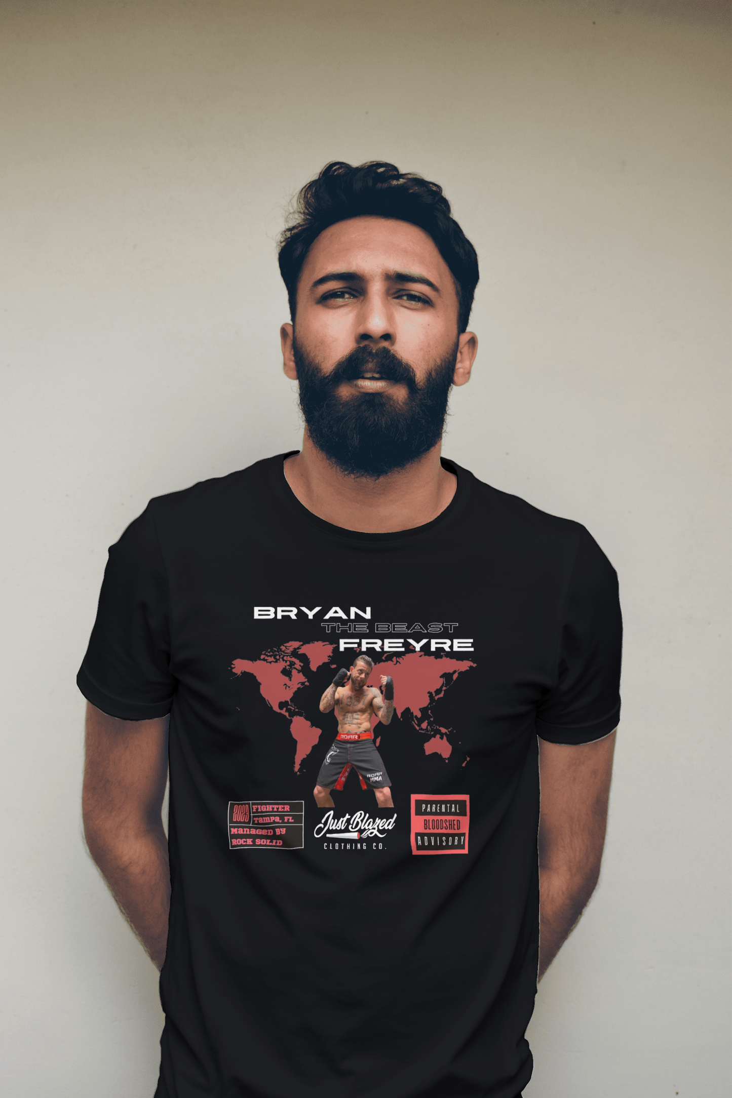 Bryan The Beast Freyre Fight Card Shirt
