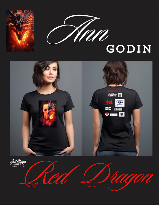 Ann Godin Offical Red Dragon Fight Shirt