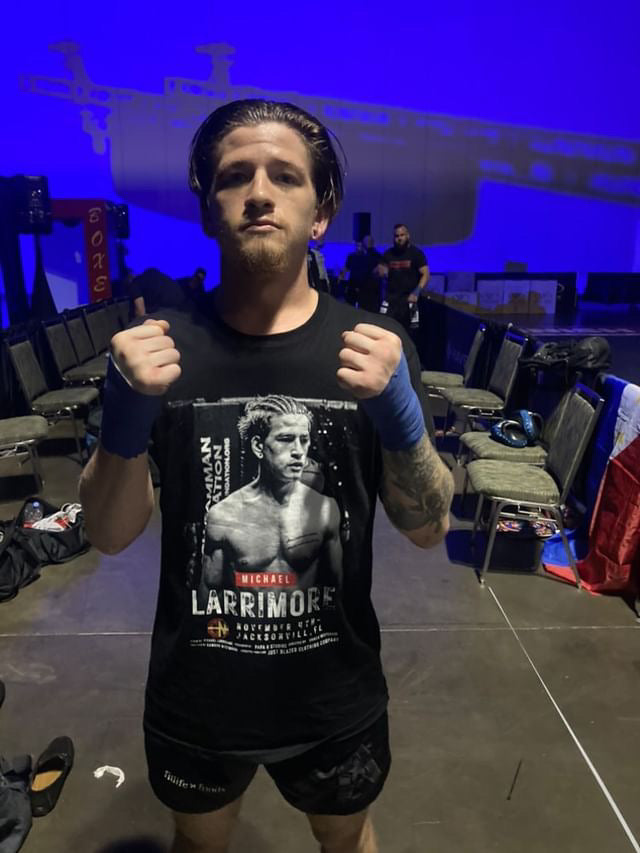 Michael Larrimore Fight Shirt
